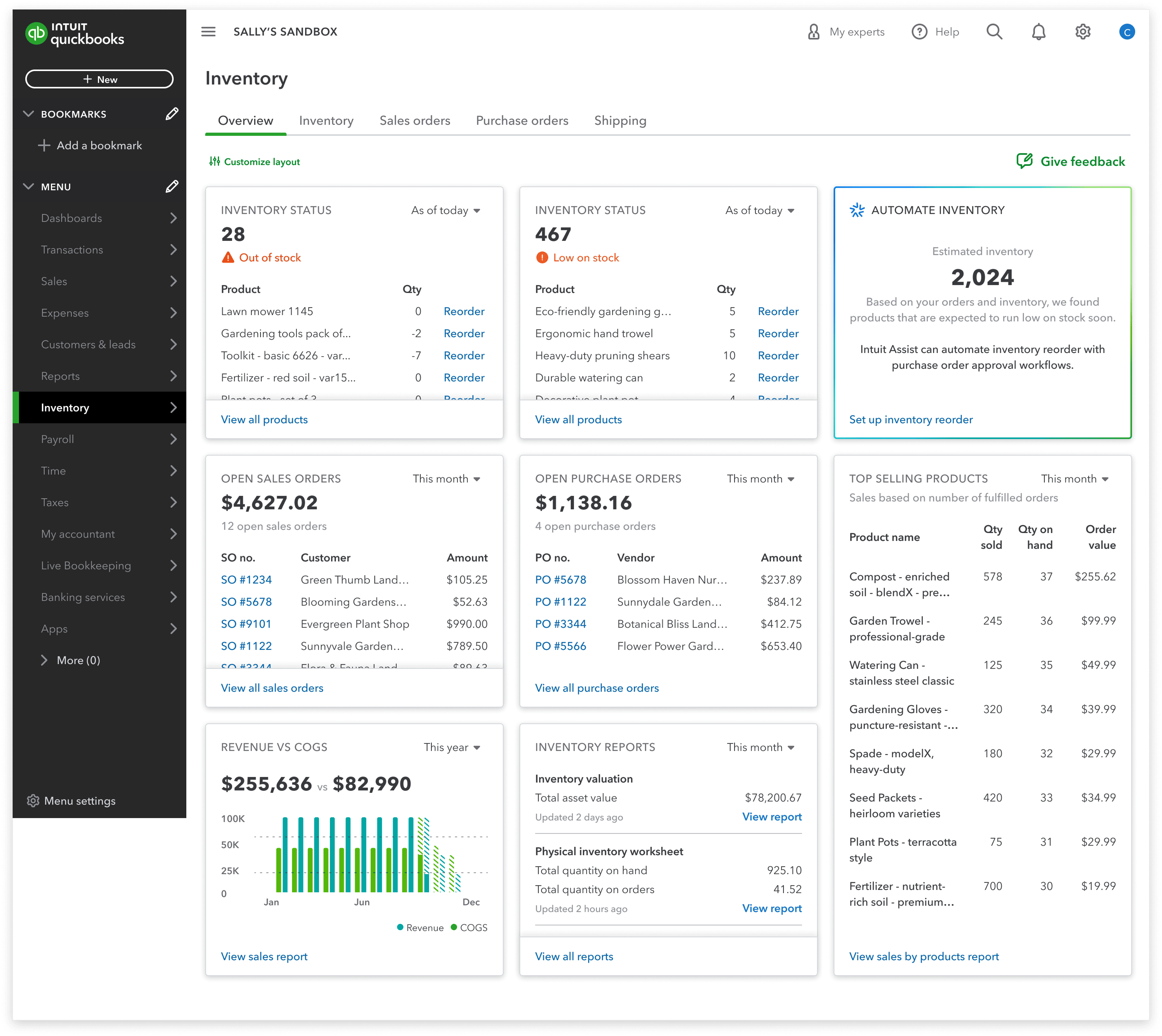Intuit QuickBooks Advanced Inventory